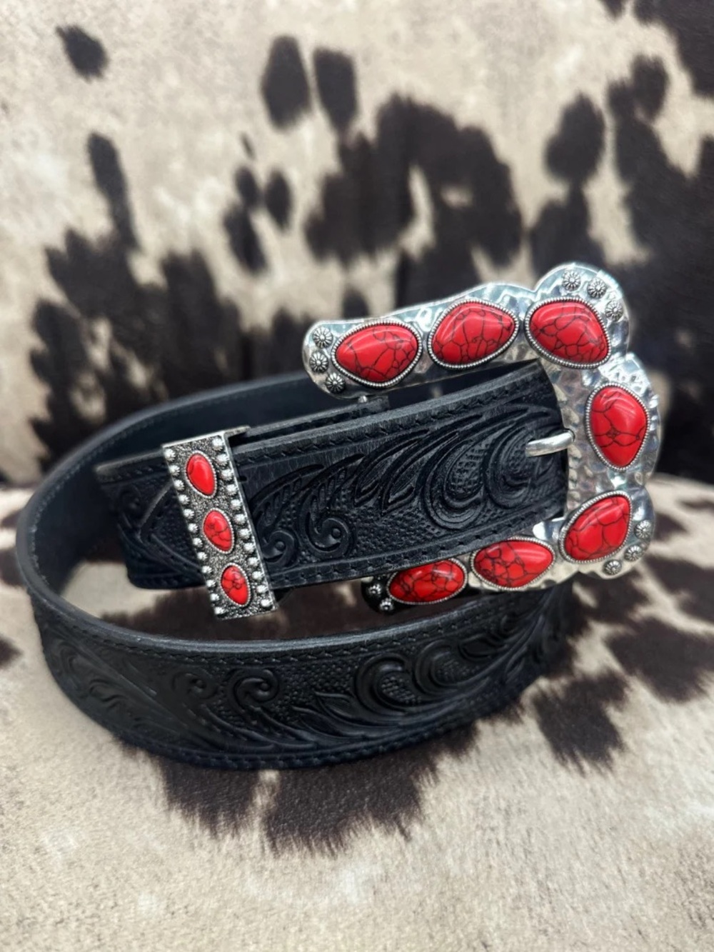 Red Stone Buckle